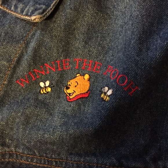 Winnie the Pooh Jean jacket size medium - Picture 3 of 8